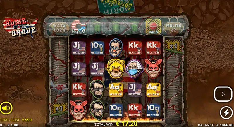 бонусная игра в слоте нолимит сити Home of the Brave