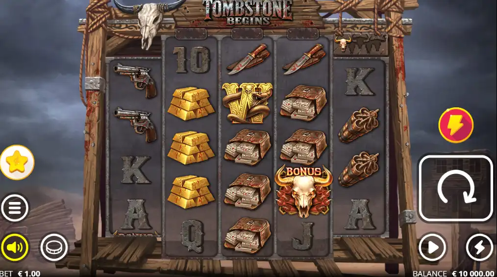 как играть в слот Tombstone Begins от Nolimit City